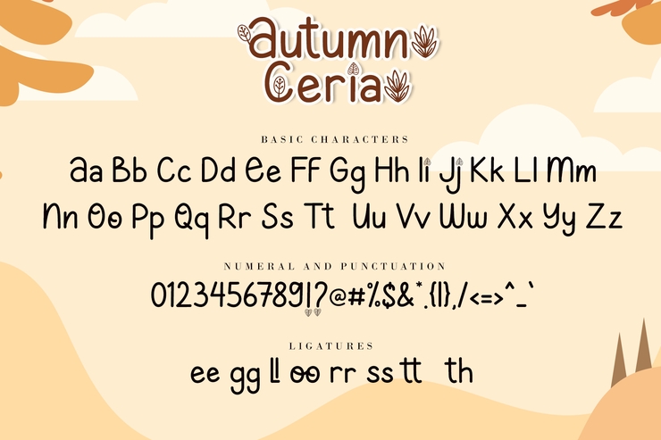 Autumn Ceria字体 5