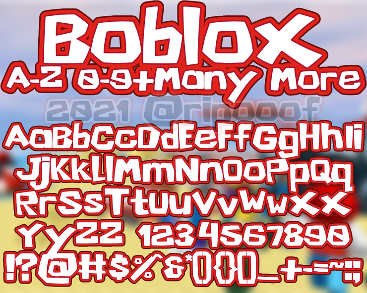 Boblox Classic字体 2