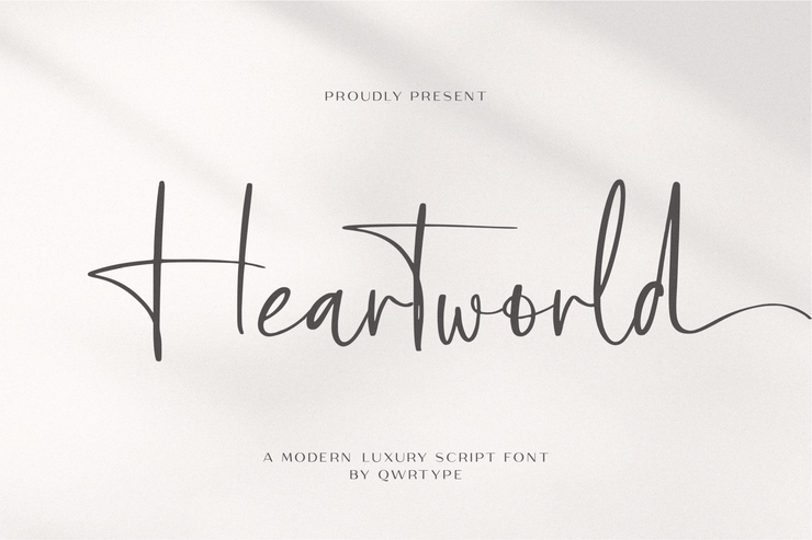 Heartworld字体 9