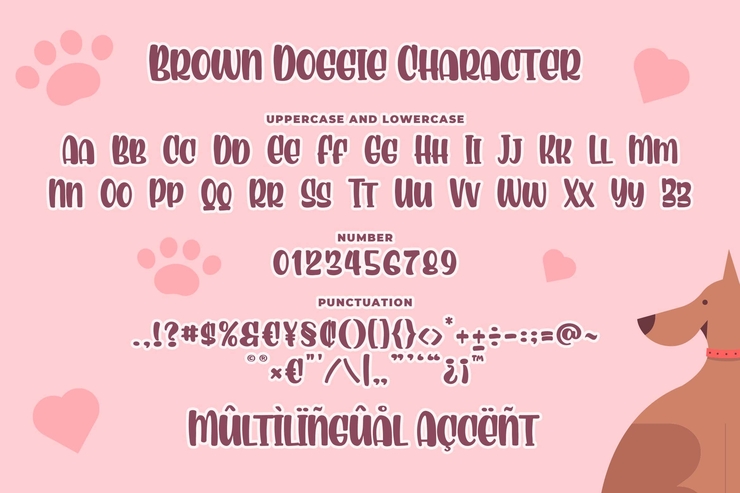 Brown Doggie字体 6