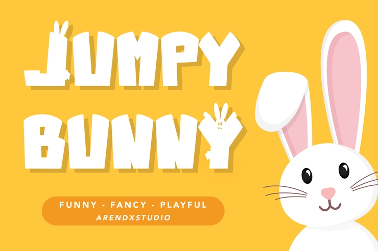 Jumpy Bunny字体 2