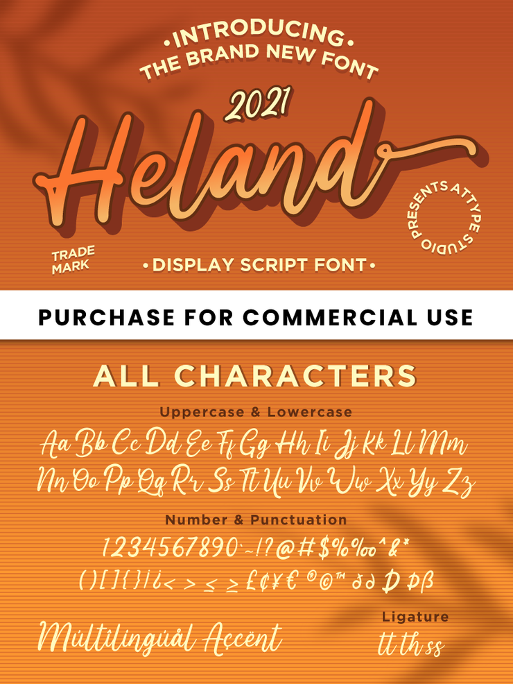 Heland字体 1