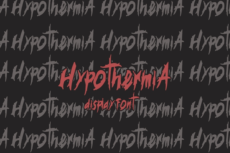 HypotermiA字体 1