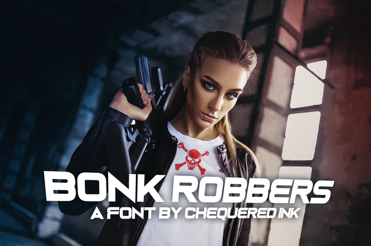 Bonk Robbers字体 1
