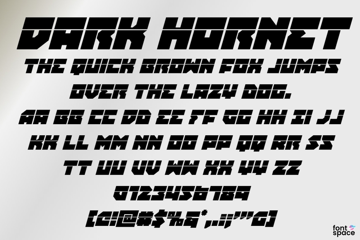 Dark Hornet字体 1