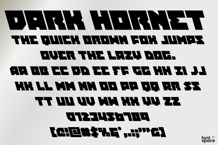 Dark Hornet字体 7