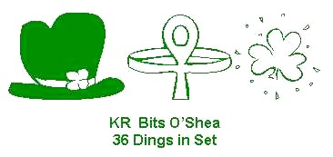 KR Bits O'Shea字体 1