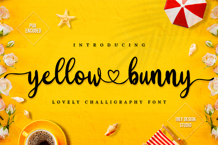 Yellow Bunny字体 1