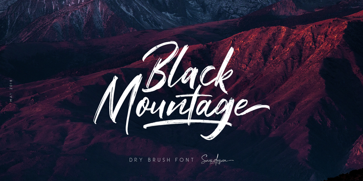 Black Mountage Regular字体 1