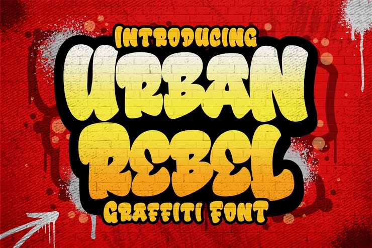 Urban Rebel字体 7