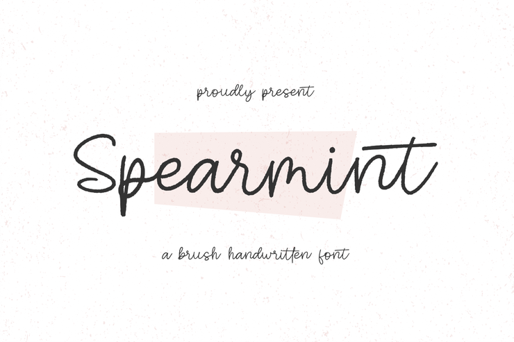 Spearmint字体 4