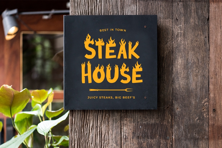 Steak House字体 2