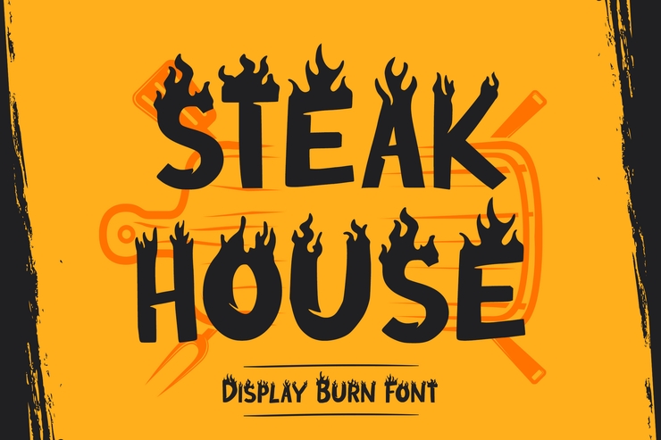 Steak House字体 6
