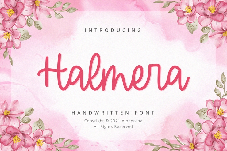 Halmera字体 3