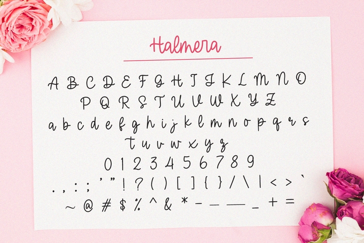 Halmera字体 5