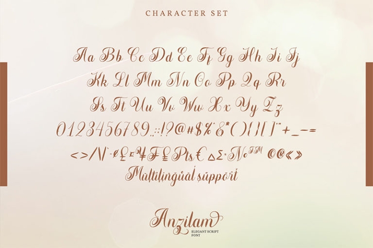 Anzilam字体 5
