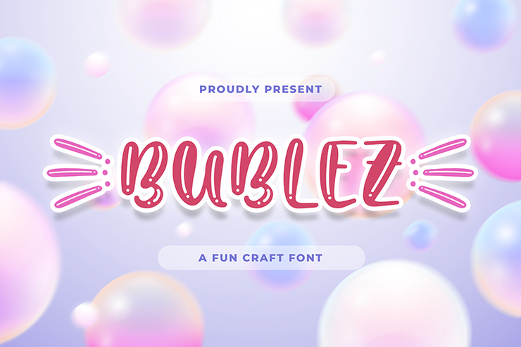 Bubblez字体 1