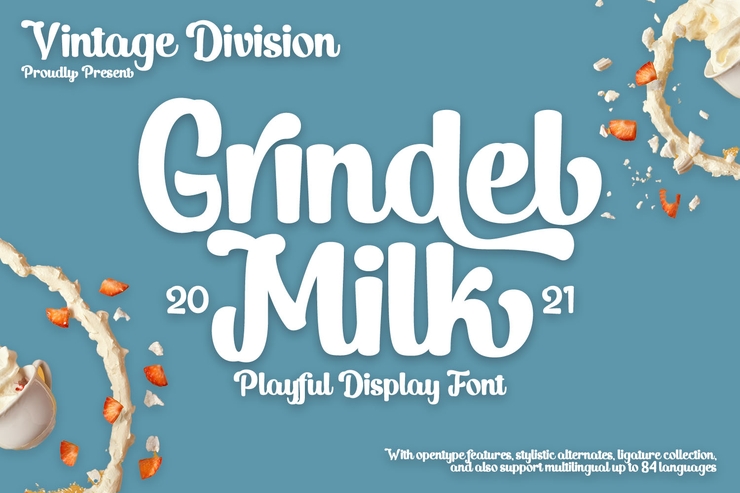 Grindel Milk字体 1