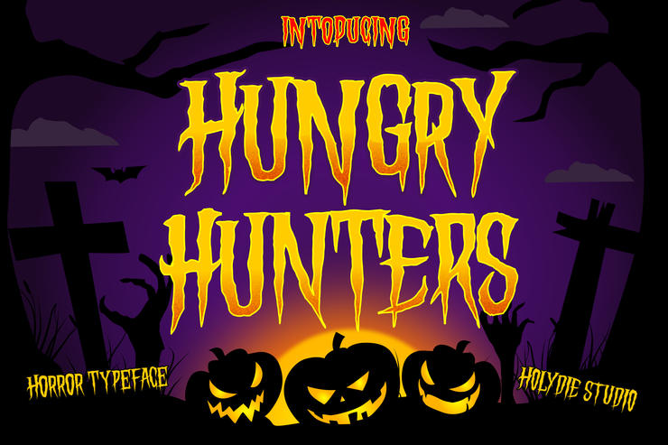 Hungry Hunters字体 2