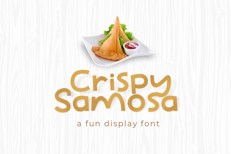 Crispy Samosa字体 1