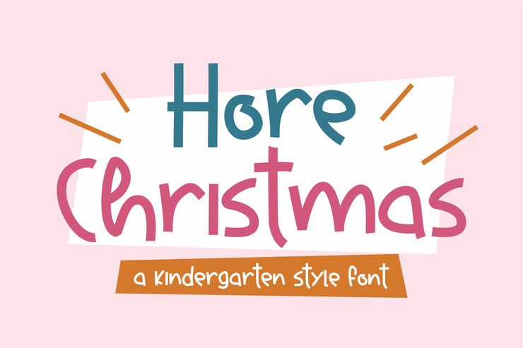 Hore Christmas字体 6
