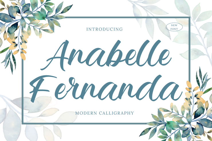 Anabelle Fernanda字体 2