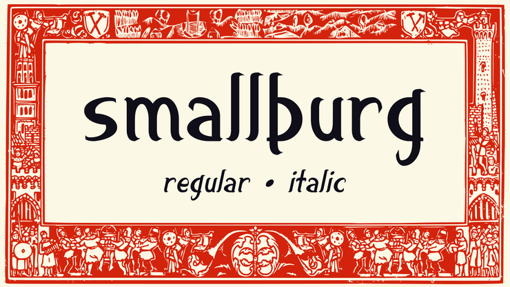 smallburg字体 2