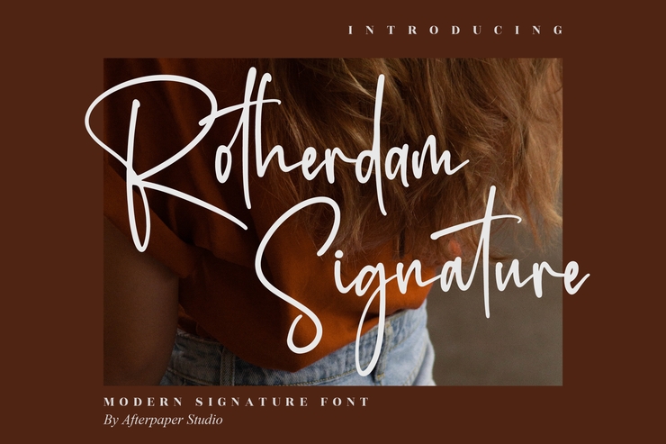 Rotherdam Signature字体 10