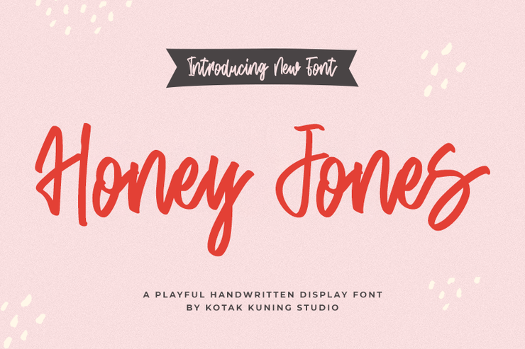 Honey Jones字体 1
