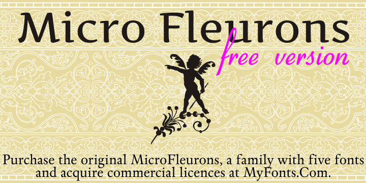 Micro Fleurons字体 1