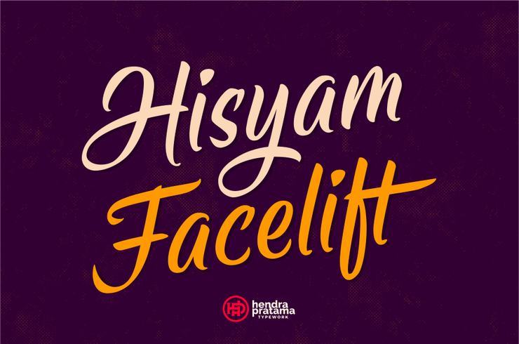 Hisyam Facelift字体 1