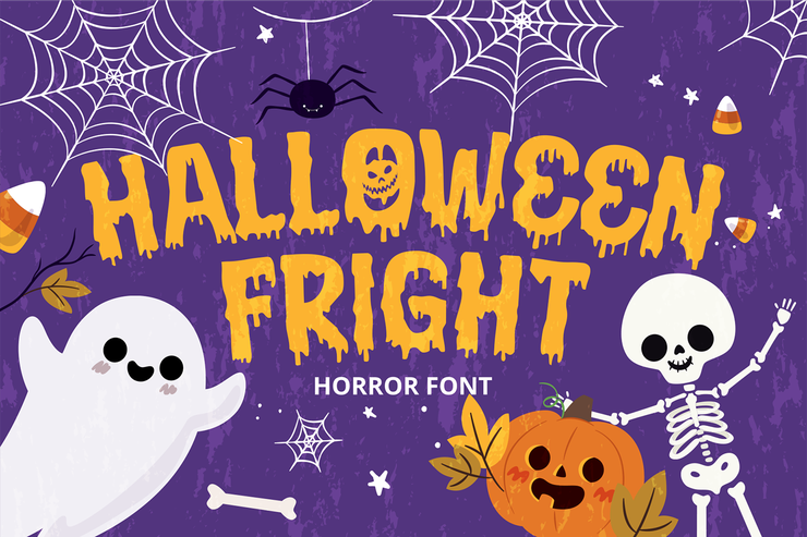 Halloween Fright字体 1