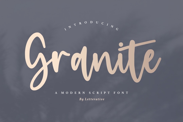 Granite字体 1