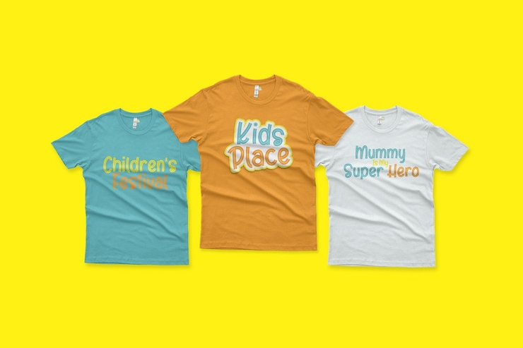 Kids Place字体 5