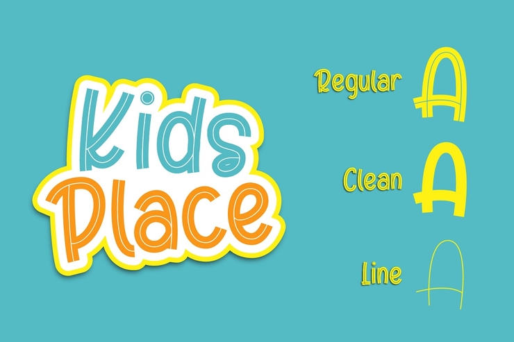 Kids Place字体 7