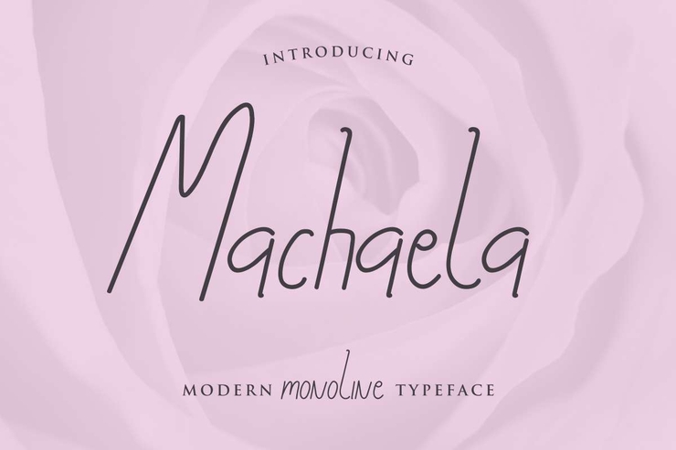 Machaela字体 1