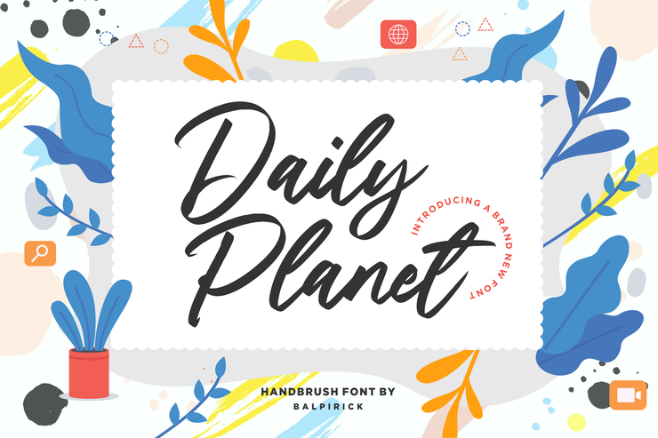 Daily Planet字体 1