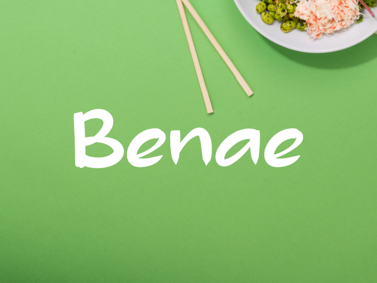 b Benae字体 1