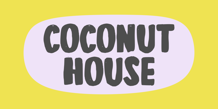Coconut House字体 1