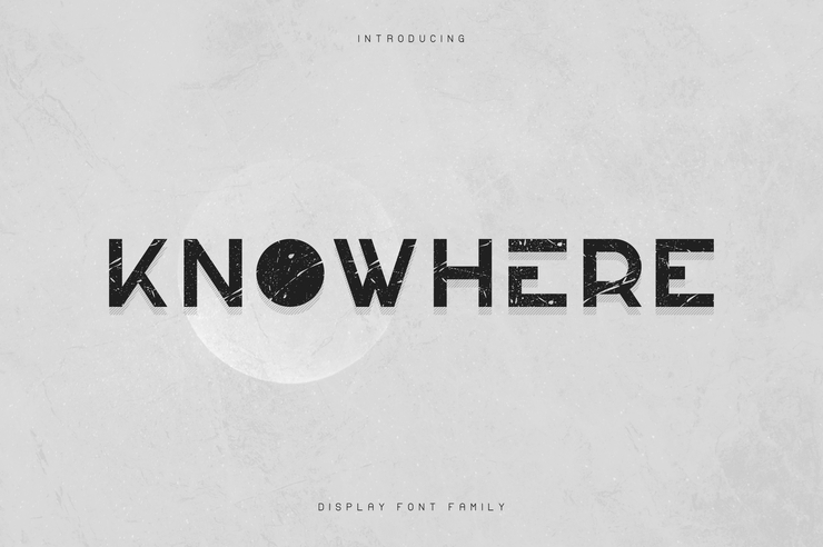 KNOWHERE - DISPLAY字体 1