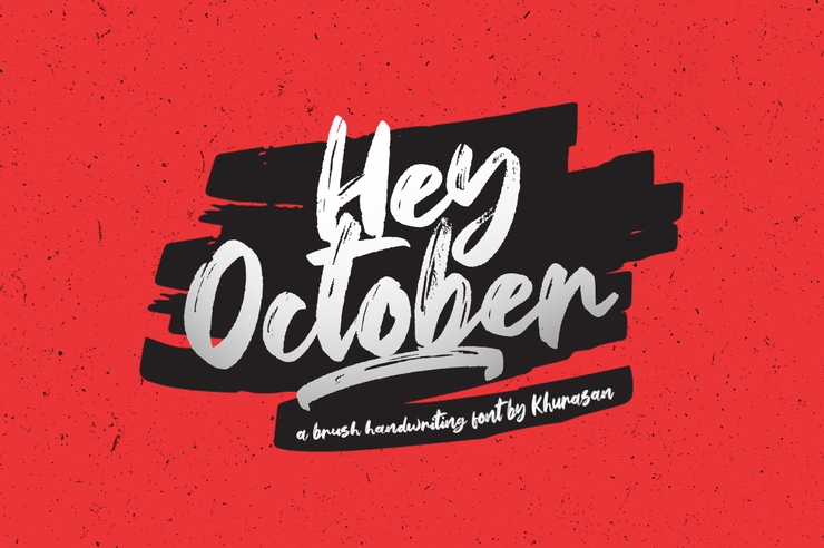 Hey October字体 1