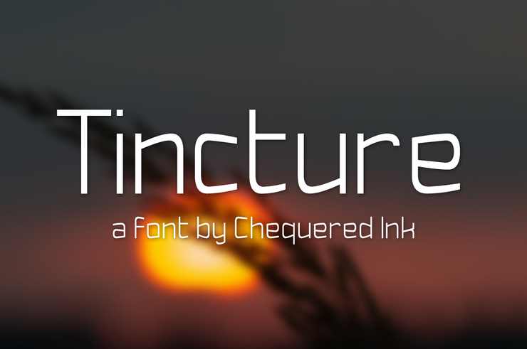 Tincture字体 1