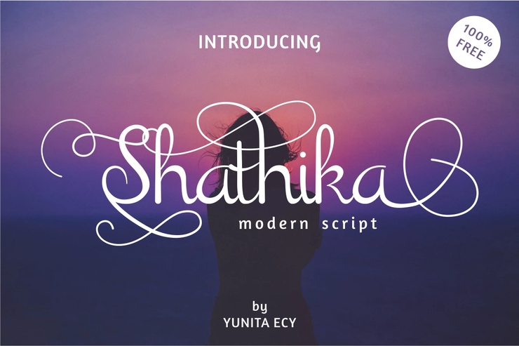 Shathika字体 1