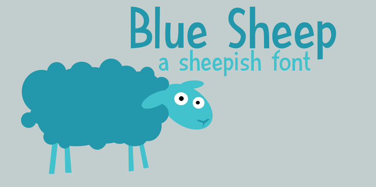DK Blue Sheep字体 1