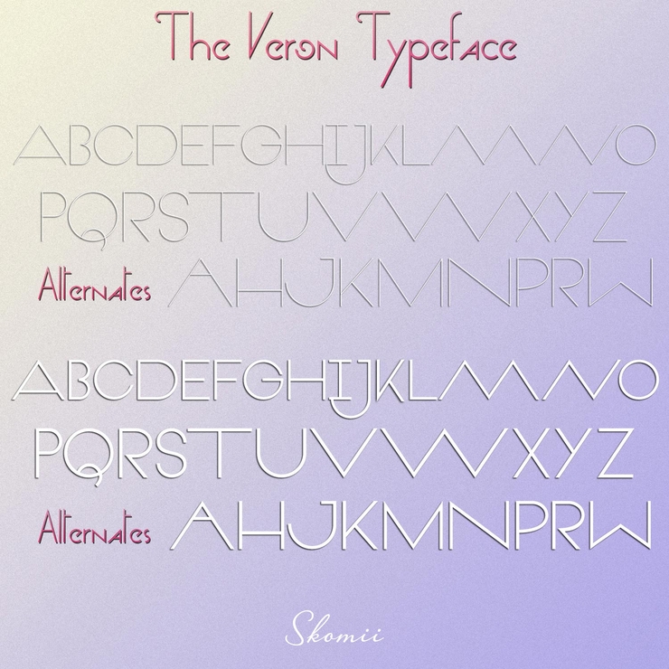 Veron字体 3