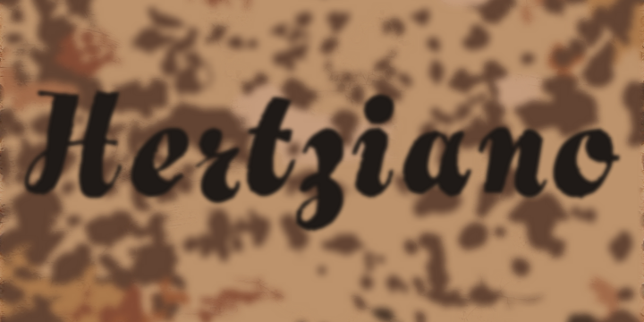 Hertziano字体 1