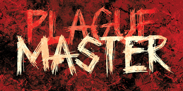 DK Plague Master字体 1