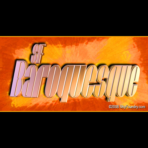 SF Baroquesque字体 1
