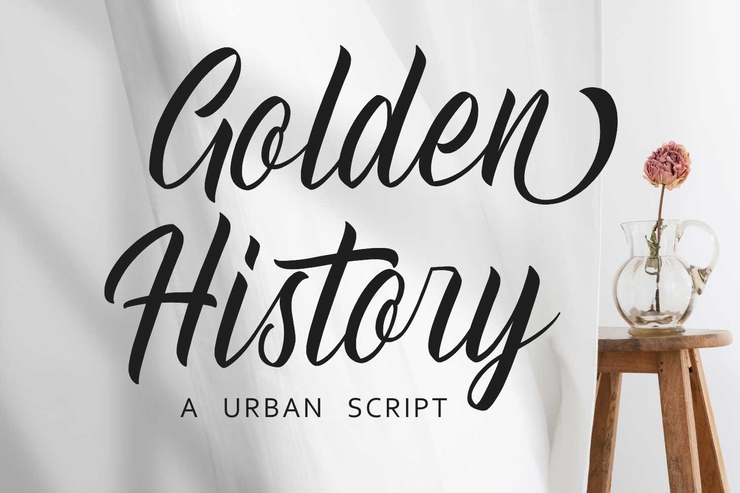 Golden History字体 2