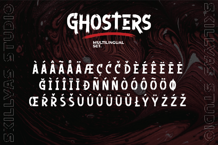 Ghosters字体 2